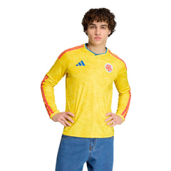 2026 Colombia Men's Stadium Home Long-Sleeve Soccer Jersey Adidas