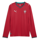 2026 Portugal Men's Stadium Home Long-Sleeve Soccer Jersey Puma