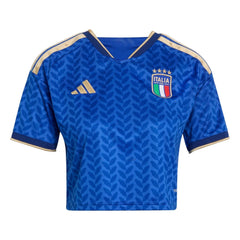 2026 Italy Women's Stadium Home Cropped Soccer Jersey Adidas