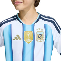 2026 Argentina Youth Stadium Home Soccer Jersey Adidas