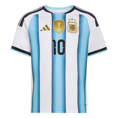 2026 Argentina Youth Stadium Home Messi #10 Soccer Jersey Adidas