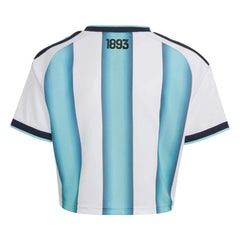 2026 Argentina Women's Stadium Home Cropped Soccer Jersey Adidas