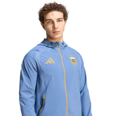 2026 Argentina Men's Tiro Travel Full Zip Windbreaker Adidas