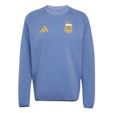 2026 Argentina Men's Tiro Travel Crewneck Sweatshirt Adidas