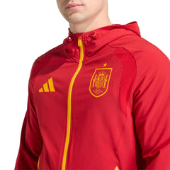 2026 Spain Men's Tiro Travel Full Zip Windbreaker Adidas