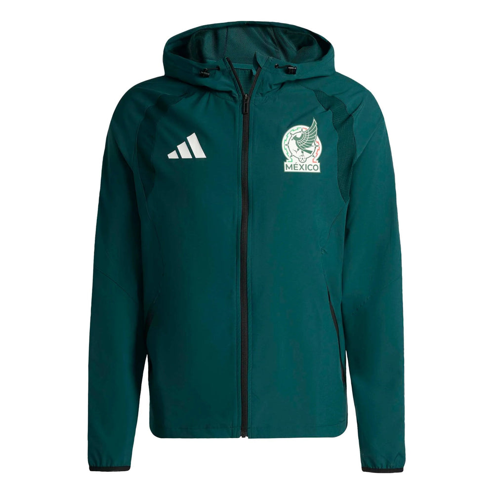 2026 Mexico Men's Tiro Travel Full Zip Windbreaker Adidas