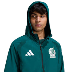 2026 Mexico Men's Tiro Travel Full Zip Windbreaker Adidas