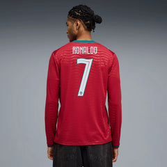 2026 Portugal Men's Stadium Home Ronaldo #7 Long-Sleeve Soccer Je Puma