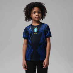 2026-27 Brazil Little Kids' Stadium Away Soccer Jersey Nike