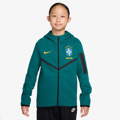 2026-27 Brazil Youth Full-Zip Tech Fleece Hoodie Nike