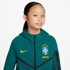 2026-27 Brazil Youth Full-Zip Tech Fleece Hoodie Nike