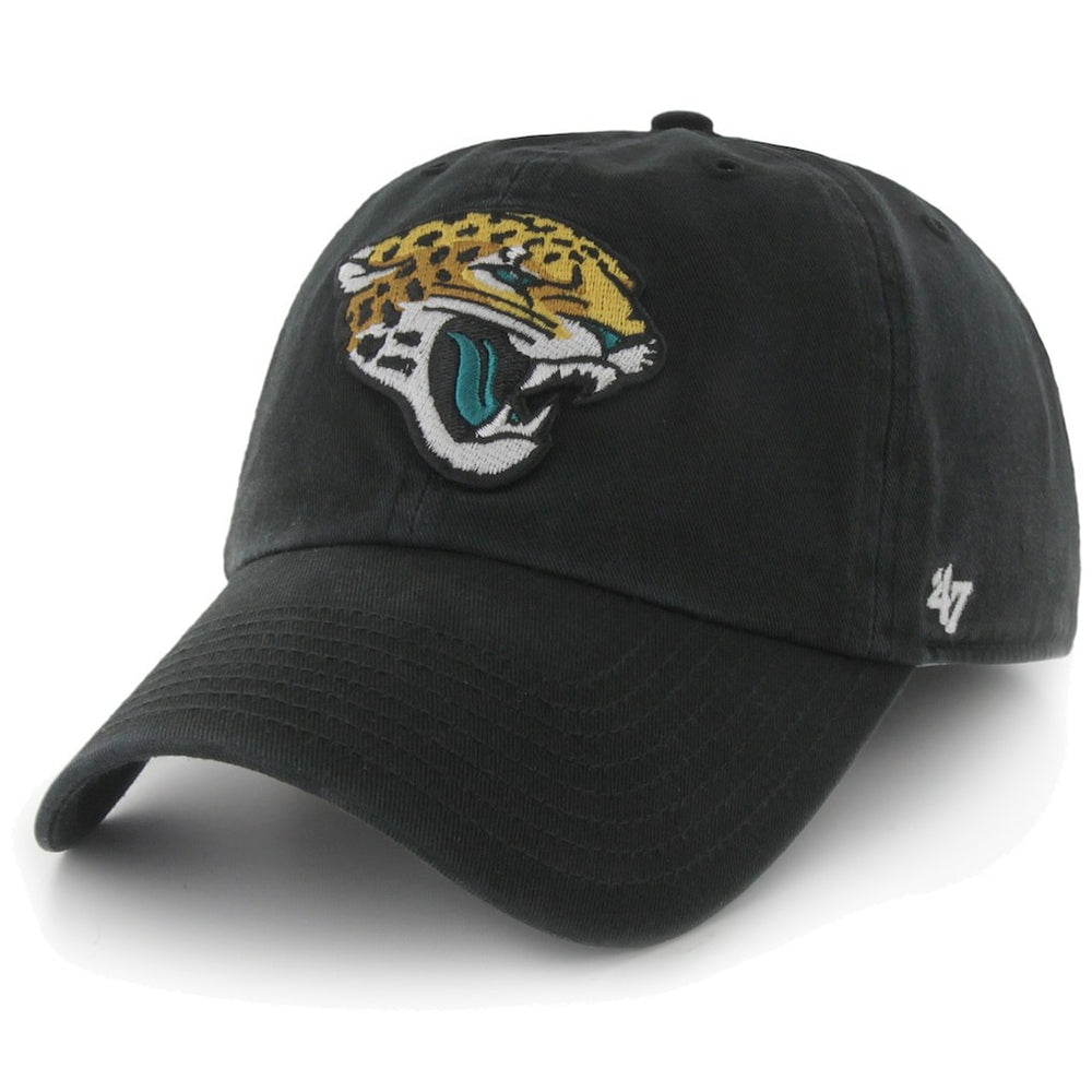 47 brand 47 Brand Jacksonville Jaguars New Logo Clean-Up Adjustable Slouch Hat Black