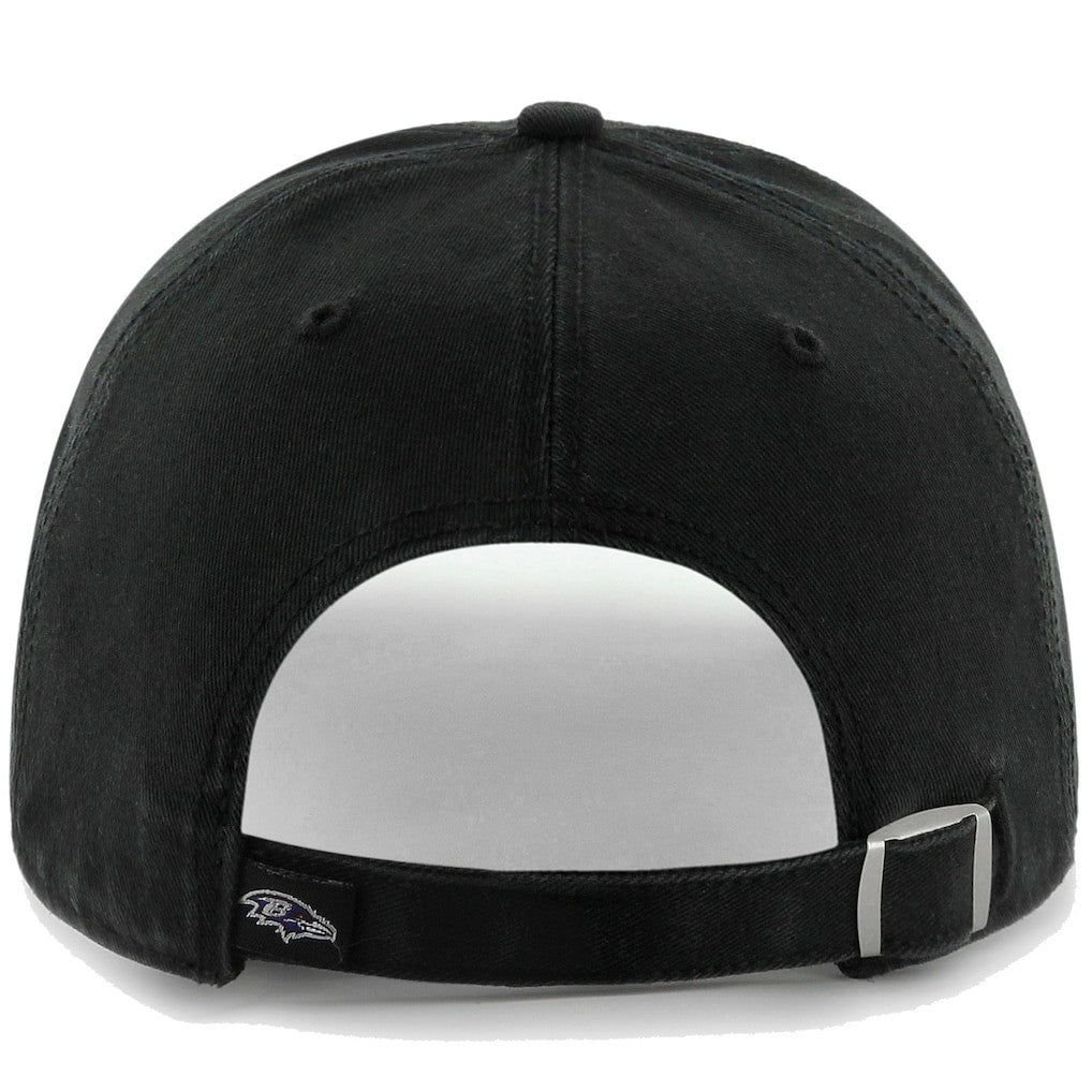 47 brand 47 Brand Baltimore Ravens Clean Up Adjustable Hat Black