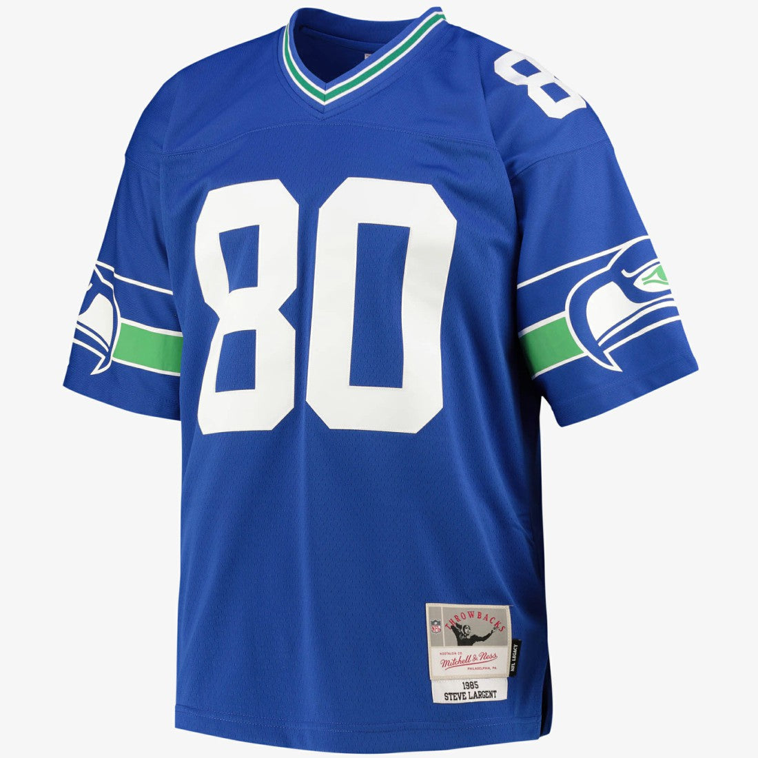 Mitchell & Ness Seattle Seahawks 1985 Steve Largent Jersey Navy
