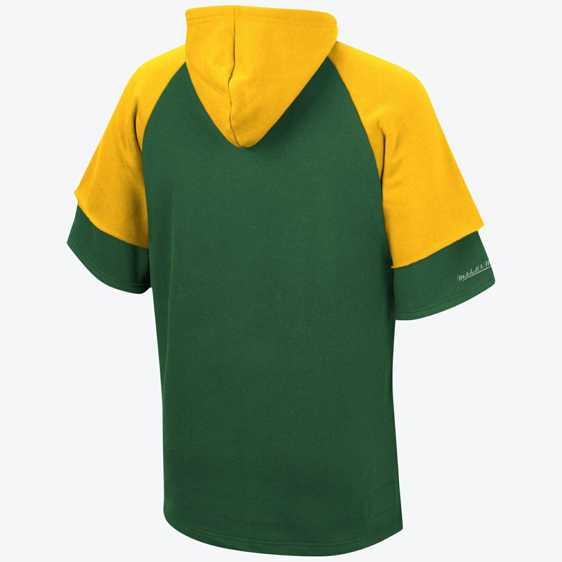 Mitchell & Ness Green Bay Packers Short Sleeve Fleece Hoodie