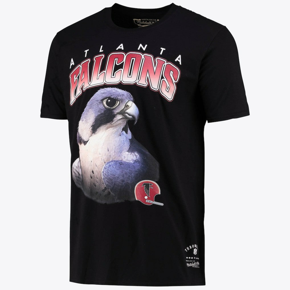 Mitchell & Ness Atlanta Falcons Animal Print T-Shirt Mens
