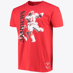 Mitchell & Ness Atlanta Falcons Stencil Font Player Tee Deion Sanders Mens