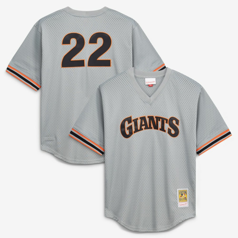 Will Clark San Francisco Giants Mitchell & Ness Authentic Batting Practice Jersey - Gray - Mitchell & Ness Online