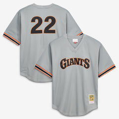 Will Clark San Francisco Giants Mitchell & Ness Authentic Batting Practice Jersey - Gray - Mitchell & Ness Online