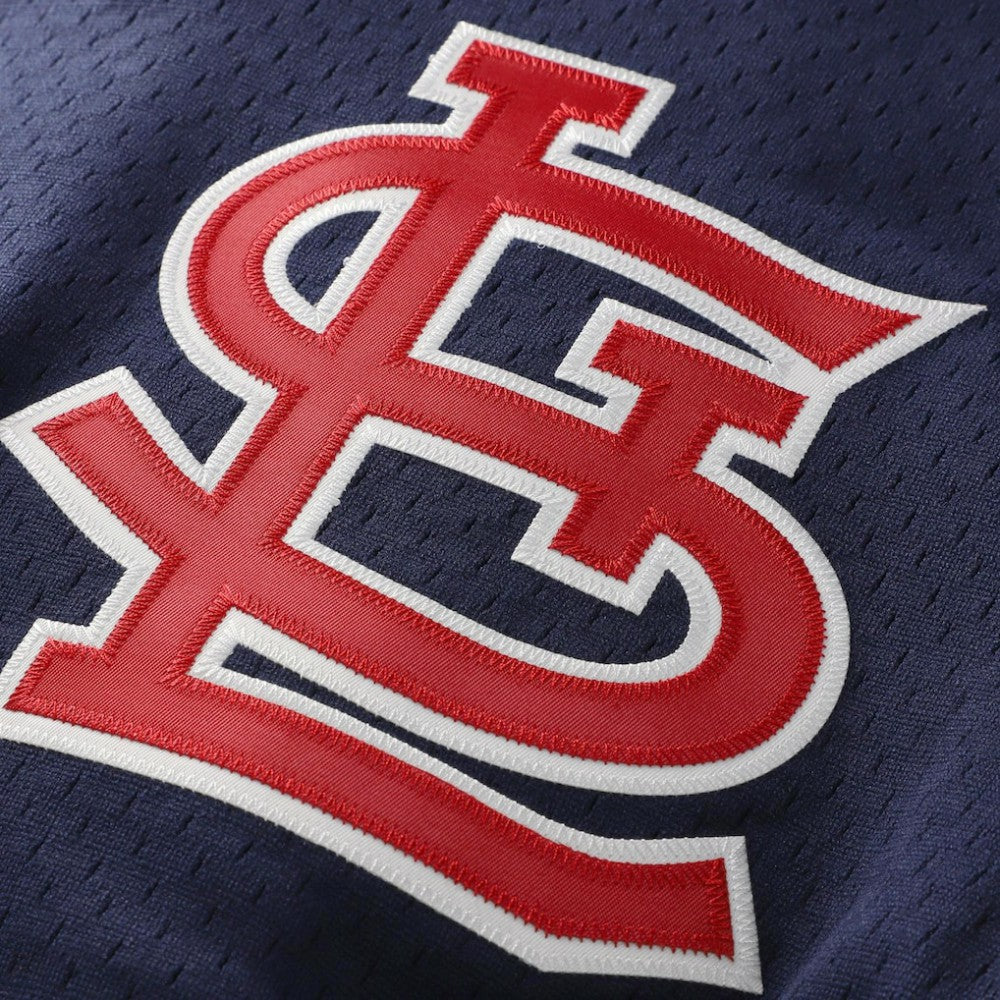 Ozzie Smith St. Louis Cardinals Mitchell & Ness Authentic Batting Practice Jersey - Navy - Mitchell & Ness Lifestyle