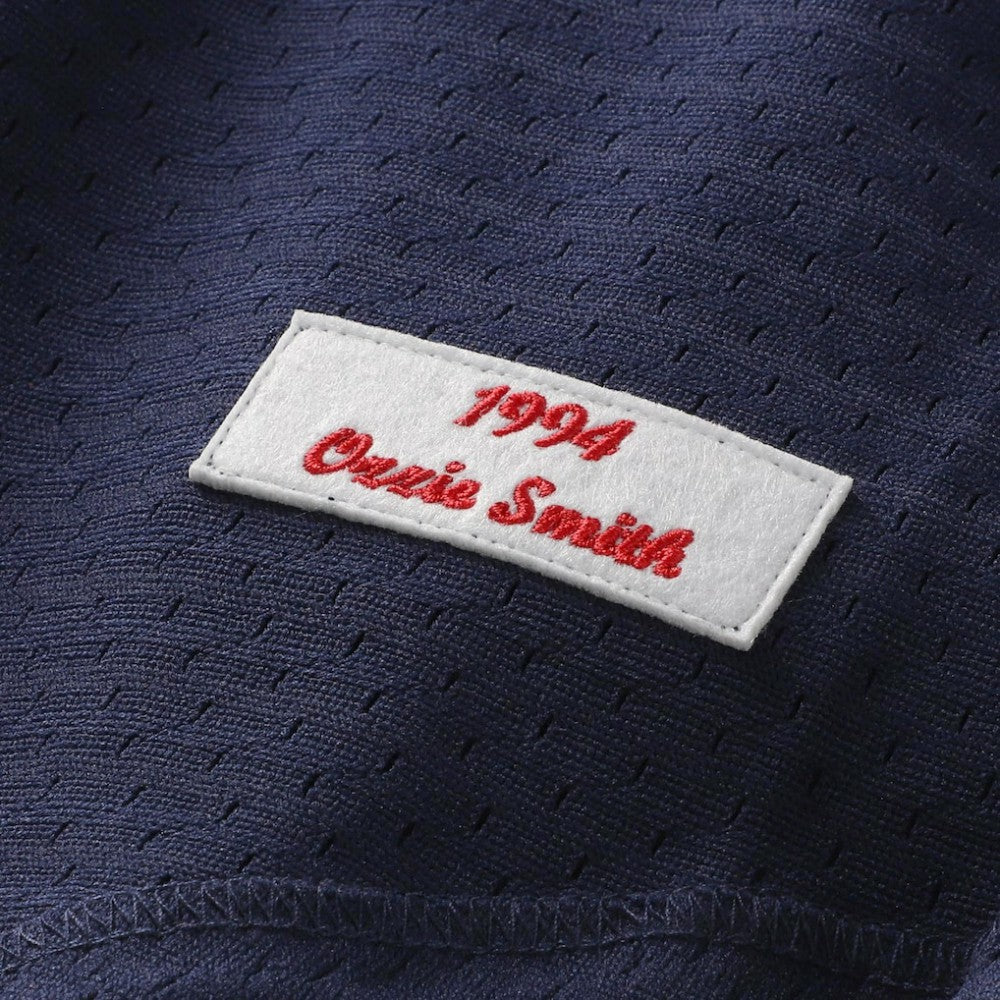 Ozzie Smith St. Louis Cardinals Mitchell & Ness Authentic Batting Practice Jersey - Navy - Mitchell & Ness Lifestyle