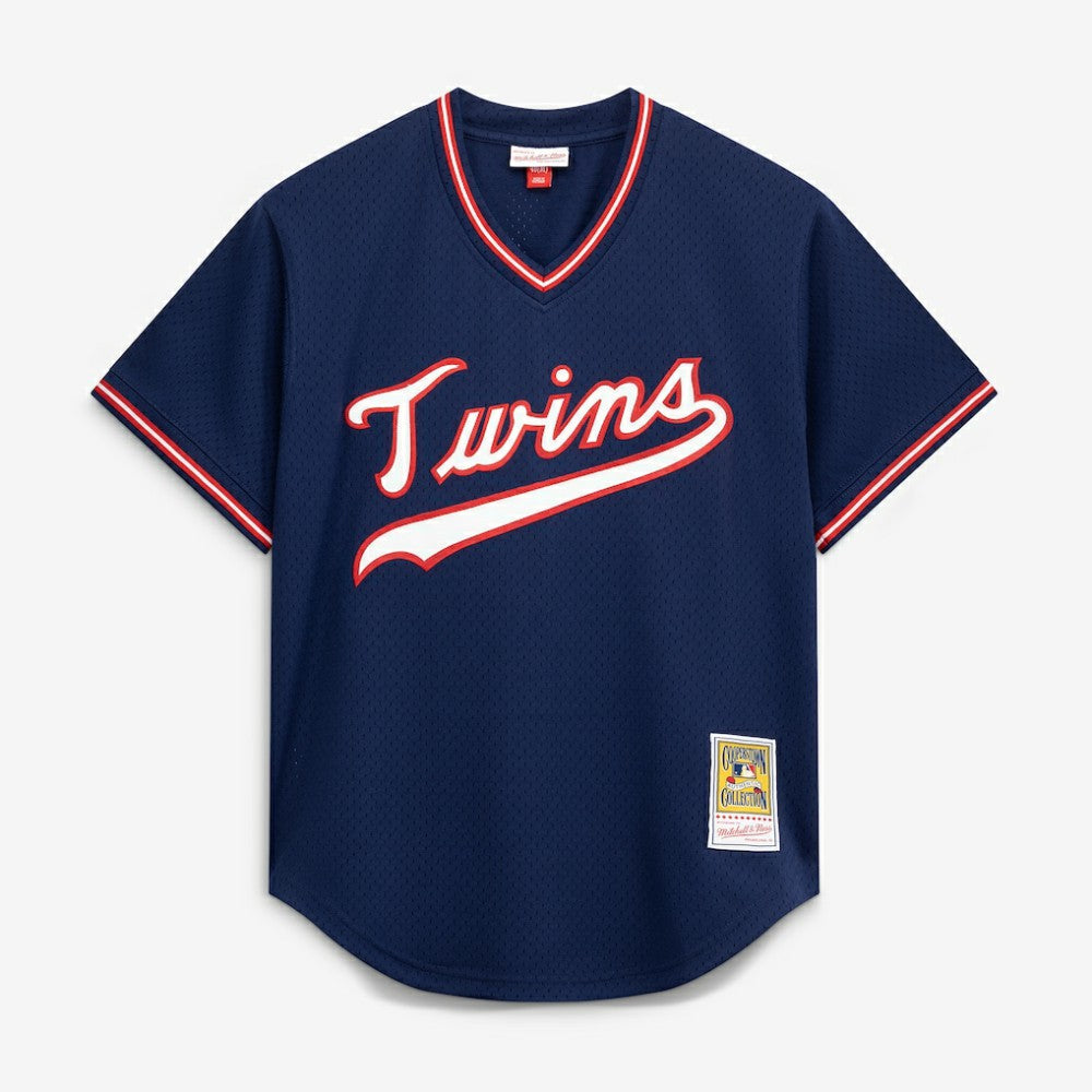 Kirby Puckett Minnesota Twins Mitchell & Ness Authentic Batting Practice Jersey - Navy - Mitchell & Ness on Sale