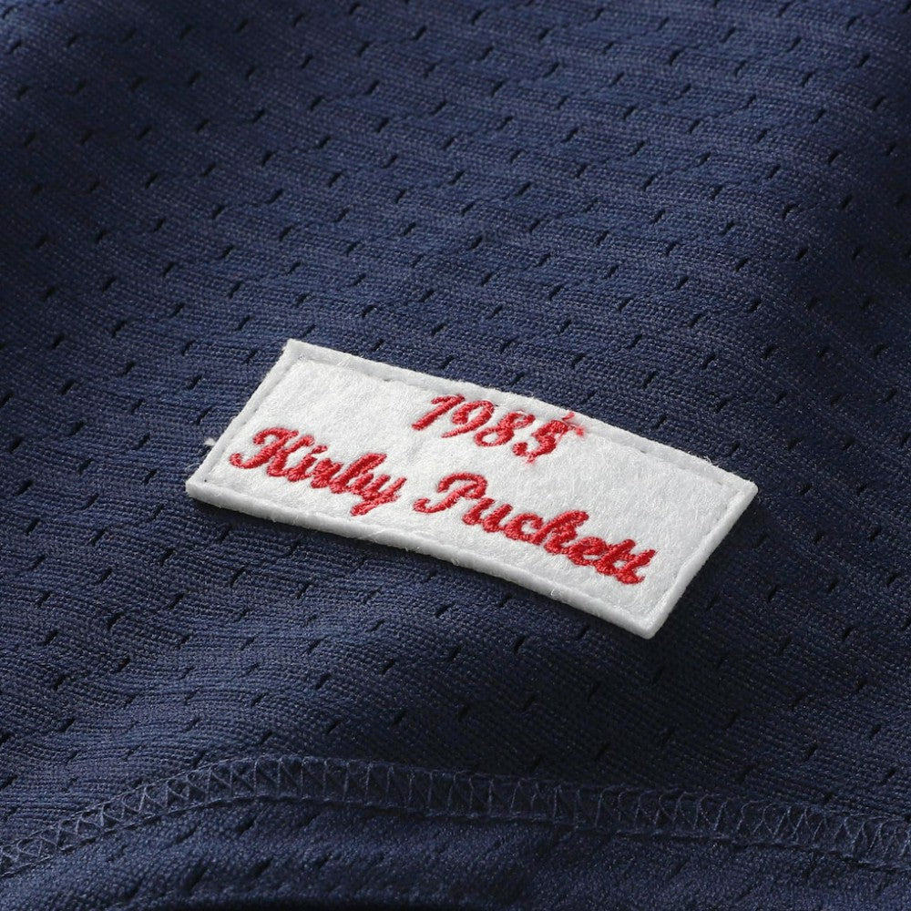 Kirby Puckett Minnesota Twins Mitchell & Ness Authentic Batting Practice Jersey - Navy - Mitchell & Ness on Sale