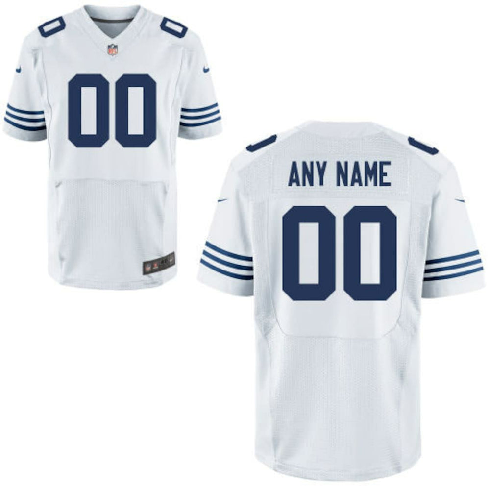Nike Indianapolis Colts Custom Alternate Elite Jersey White