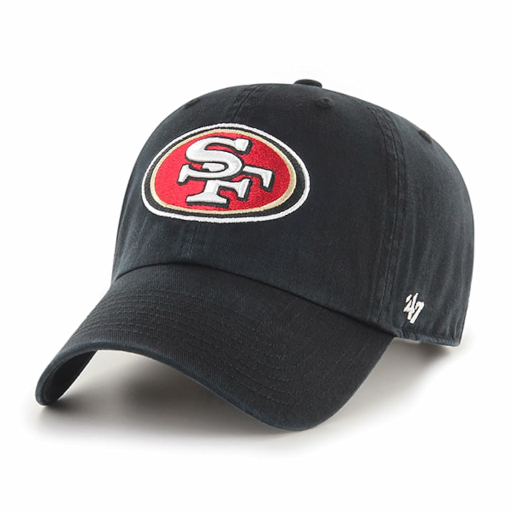 47 brand 47 Brand San Francisco 49ers Cleanup Basic Adjustable Hat Black