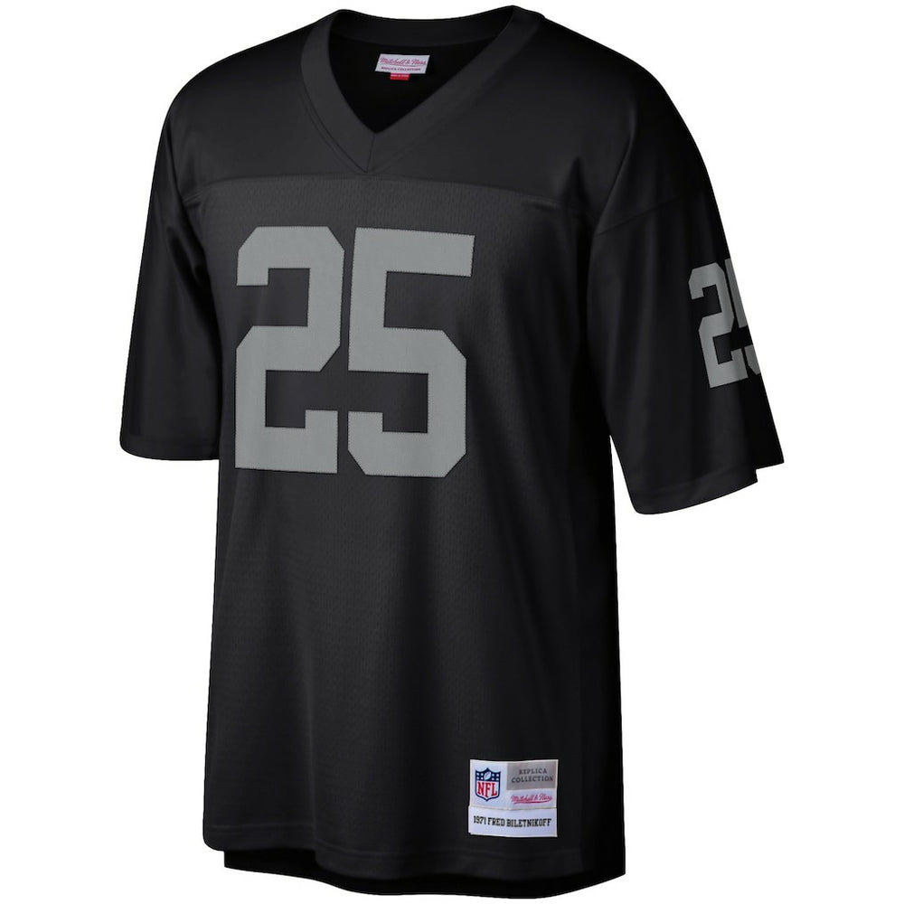 Mitchell & Ness Fred Biletnikoff Las Vegas Raiders Retired Player Legacy Replica Jersey Black