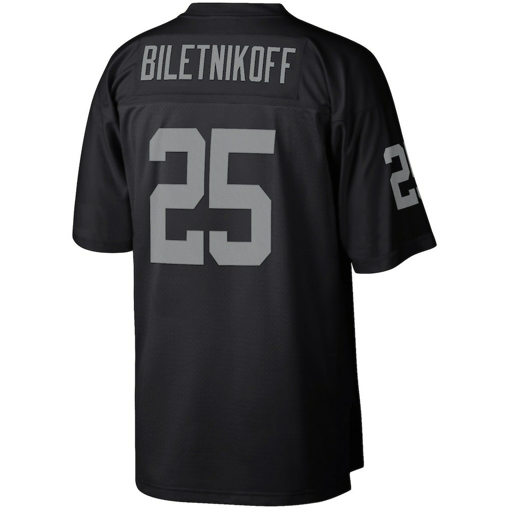 Mitchell & Ness Fred Biletnikoff Las Vegas Raiders Retired Player Legacy Replica Jersey Black