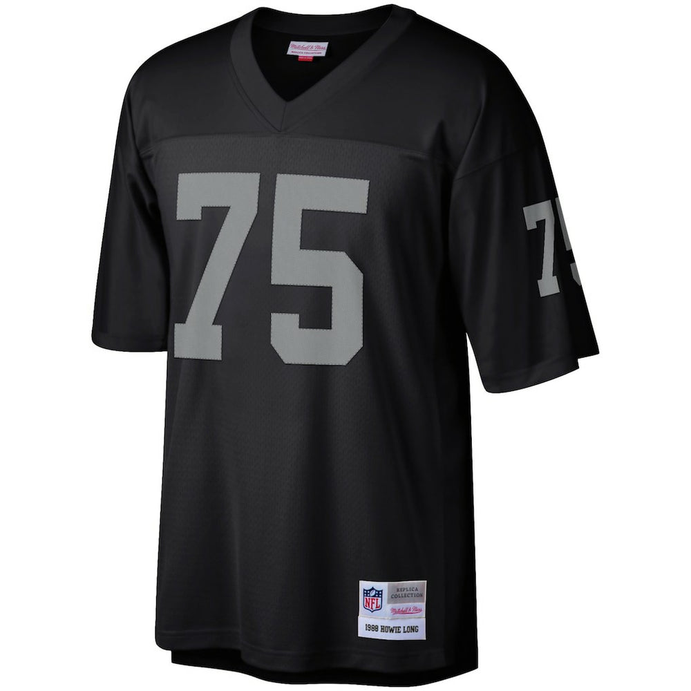 Mitchell & Ness Howie Long Las Vegas Raiders Retired Player Legacy Replica Jersey Black