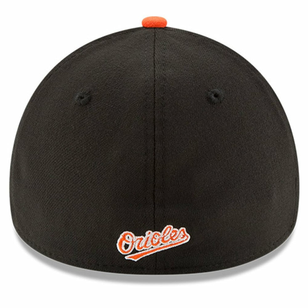New Era Baltimore Orioles MLB Team Classic Logo 39THIRTY Flex Hat - White/Orange - New Era Sale