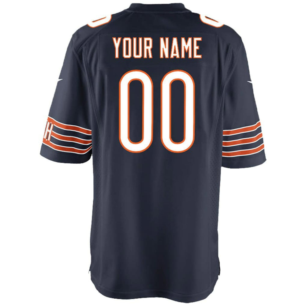 Nike Chicago Bears Youth Custom Game Jersey Navy