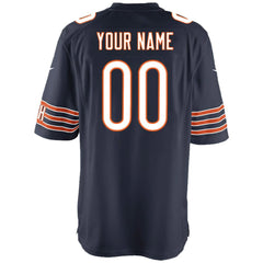 Nike Chicago Bears Youth Custom Game Jersey Navy