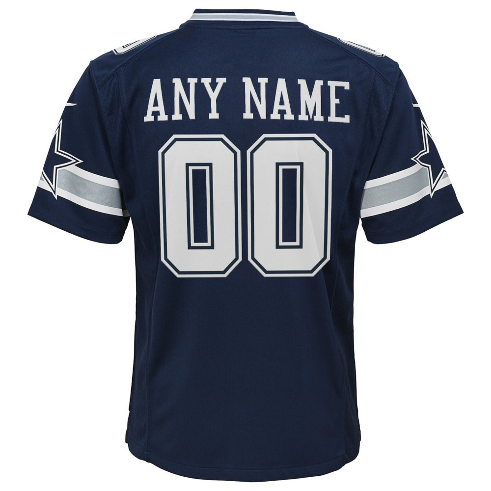 Nike Dallas Cowboys Youth Custom Game Jersey Navy