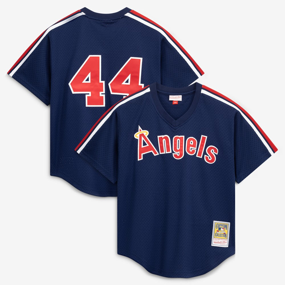 Reggie Jackson California Angels Mitchell & Ness Authentic Batting Practice Jersey - Navy - Mitchell & Ness Online