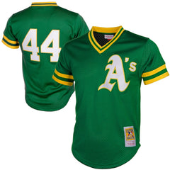 Reggie Jackson Athletics Mitchell & Ness Authentic Batting Practice Jersey - Green - Mitchell & Ness Online