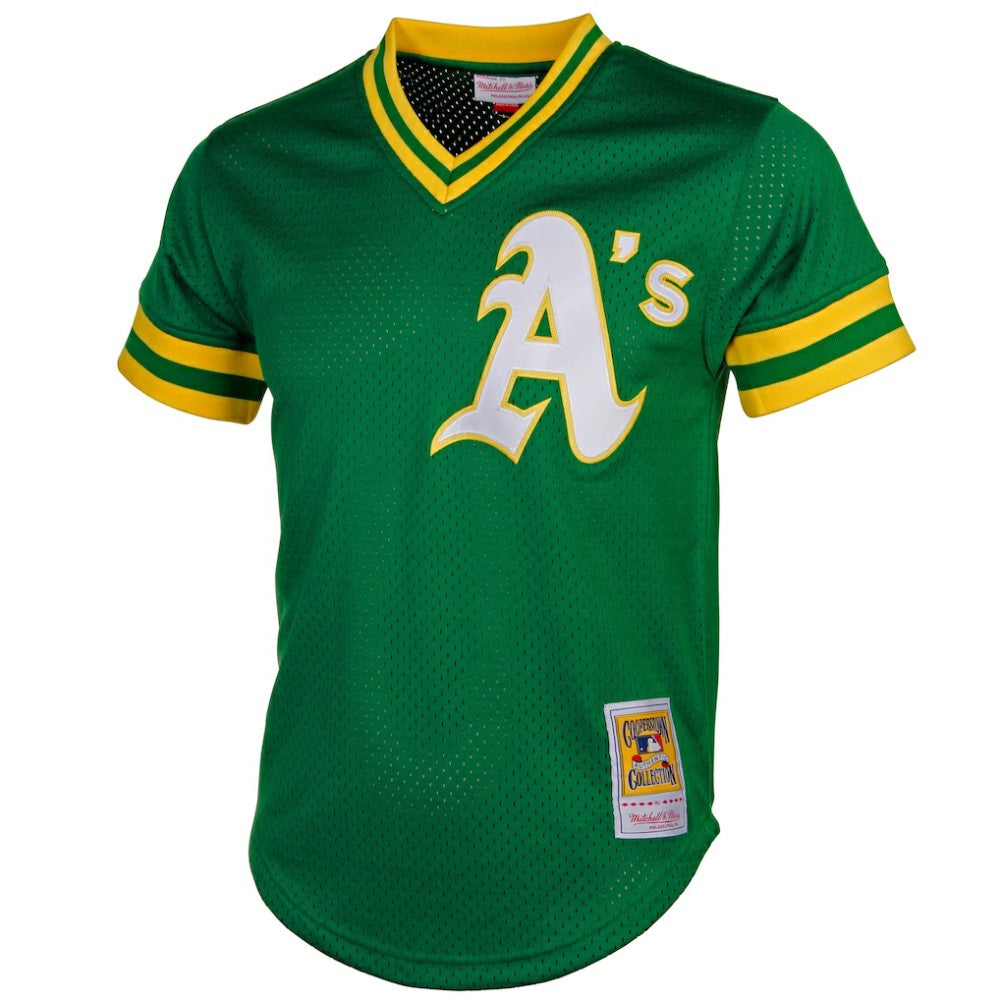 Reggie Jackson Athletics Mitchell & Ness Authentic Batting Practice Jersey - Green - Mitchell & Ness Online