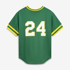 Rickey Henderson Athletics Mitchell & Ness Authentic Batting Practice Jersey - Green - Mitchell & Ness Sale