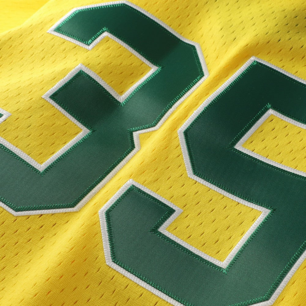 Rickey Henderson Athletics Mitchell & Ness Authentic Batting Practice Jersey - Yellow - Mitchell & Ness Lifestyle