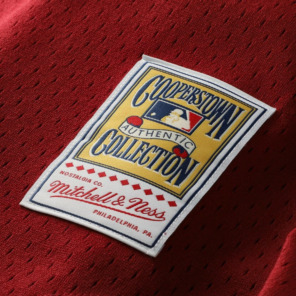 Lenny Dykstra Philadelphia Phillies Mitchell & Ness Authentic Batting Practice Jersey - Scarlet - Mitchell & Ness Sale