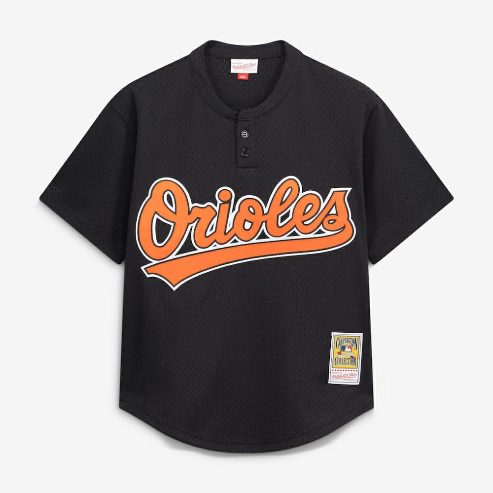 Cal Ripken Jr. Baltimore Orioles Mitchell & Ness Authentic Batting Practice Jersey - Black - Mitchell & Ness Discount