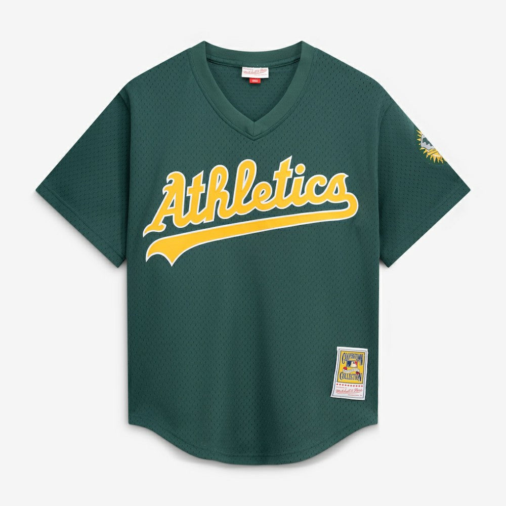 Rickey Henderson Athletics Mitchell & Ness Authentic Batting Practice Jersey - Green - Mitchell & Ness Sale