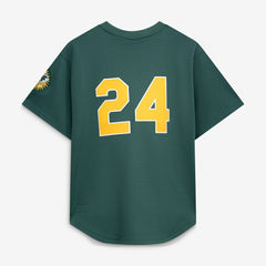 Rickey Henderson Athletics Mitchell & Ness Authentic Batting Practice Jersey - Green - Mitchell & Ness Sale