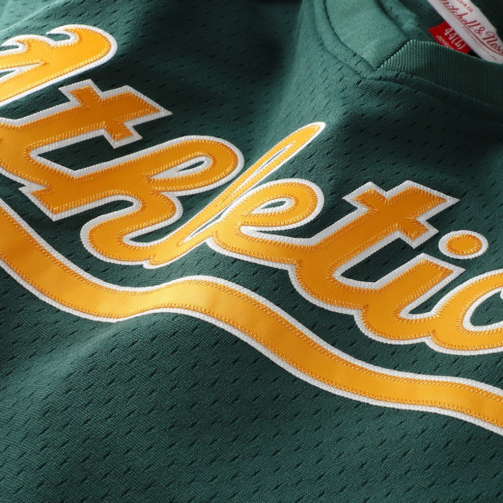 Rickey Henderson Athletics Mitchell & Ness Authentic Batting Practice Jersey - Green - Mitchell & Ness Sale