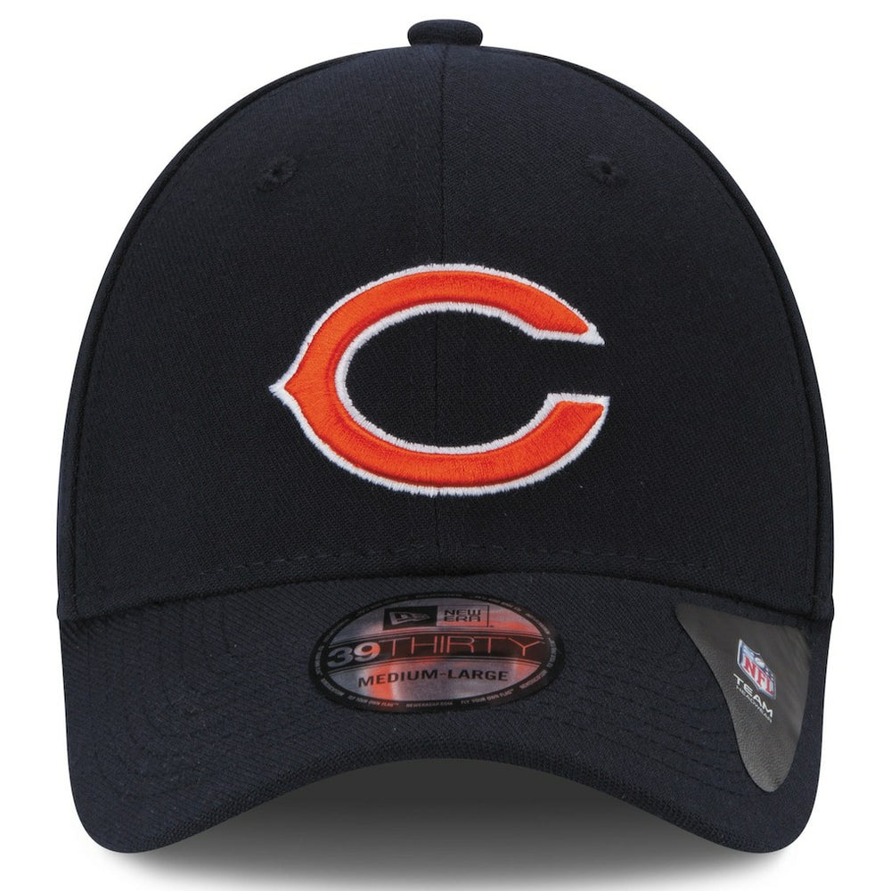 Chicago Bears New Era 39THIRTY Team Classic Flex Hat Navy Blue