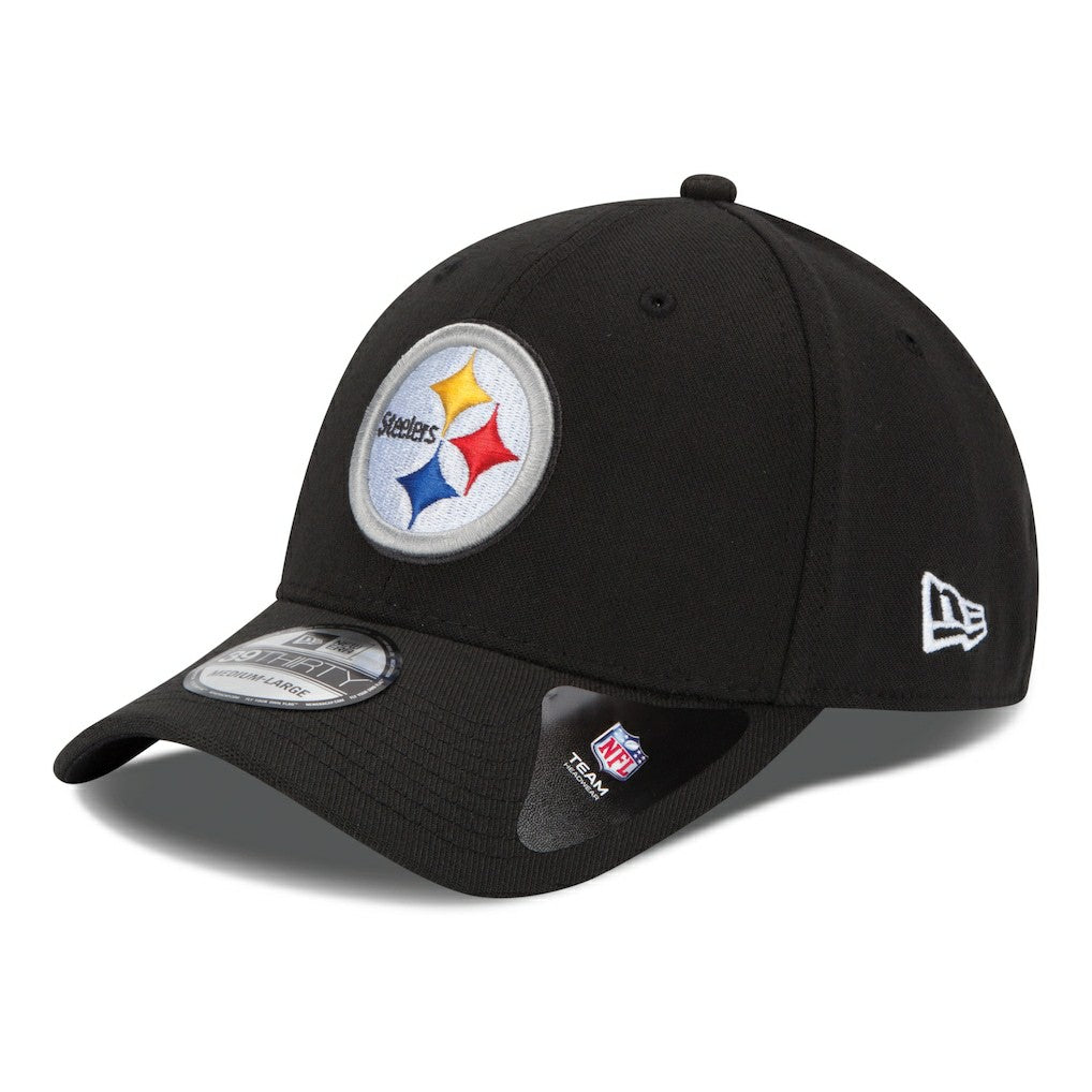 Pittsburgh Steelers New Era 39THIRTY Team Classic Flex Hat Black