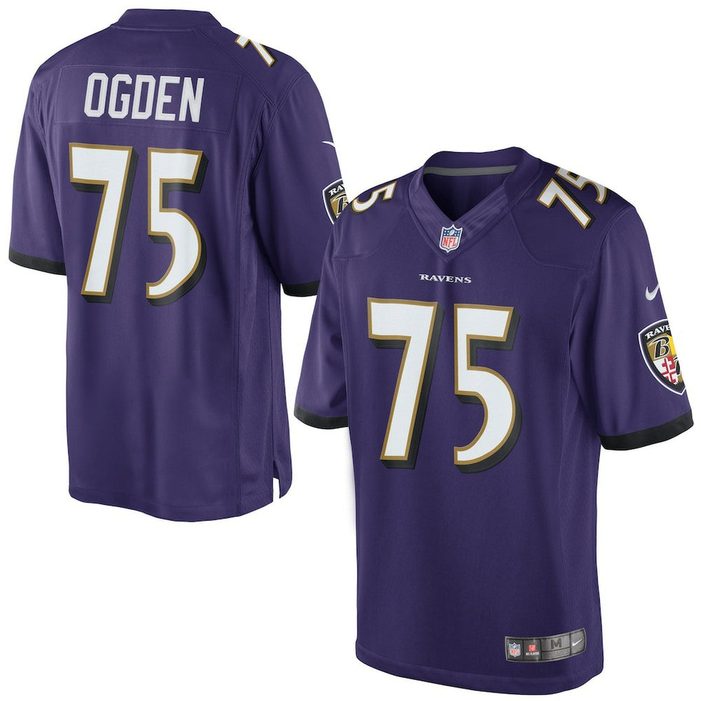 Nike Jonathan Ogden Baltimore Ravens Retired Player Limited Jersey Purple