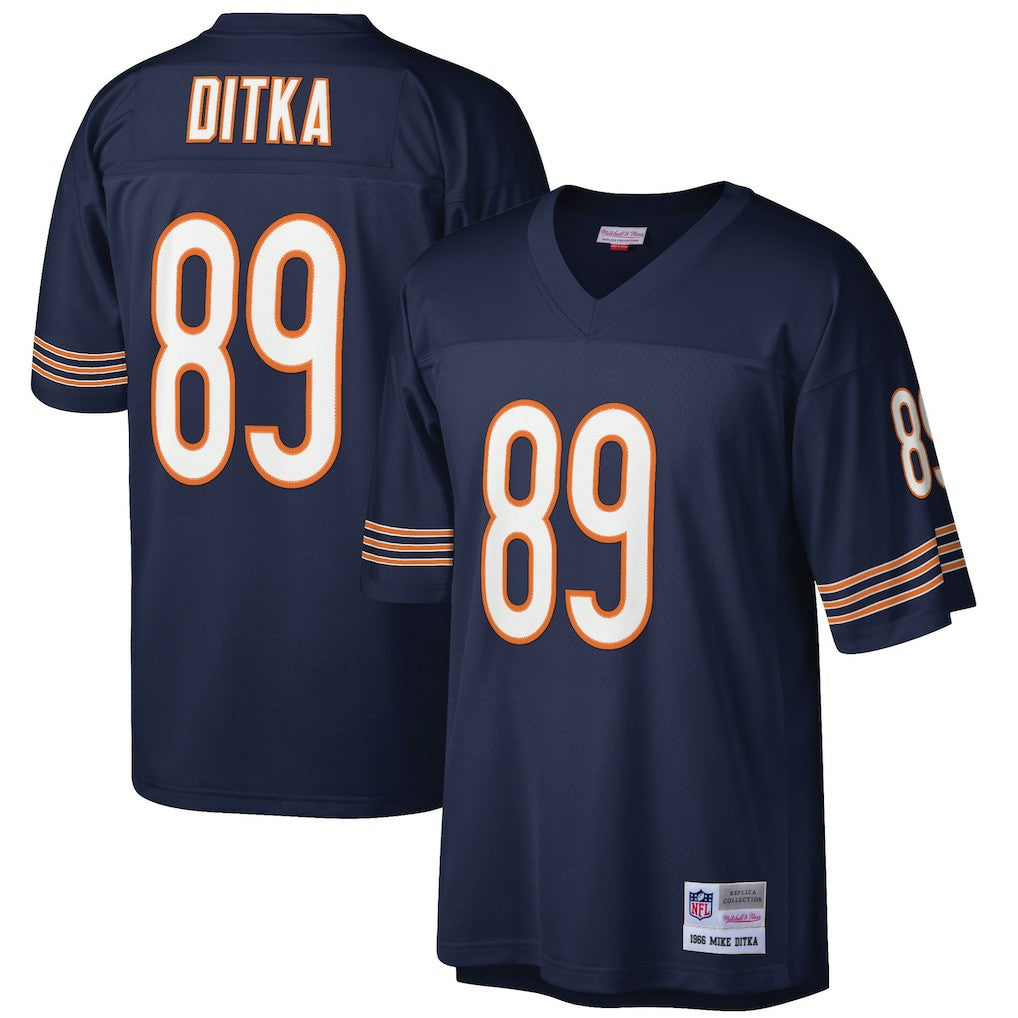 Mitchell & Ness Mike Ditka Chicago Bears Retired Player Legacy Replica Jersey Navy